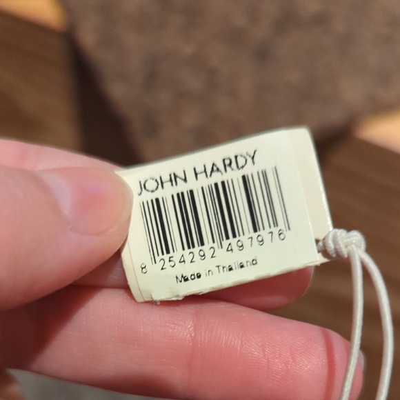 John Hardy Silver Heart Diamond Necklace - Picture 6 of 6